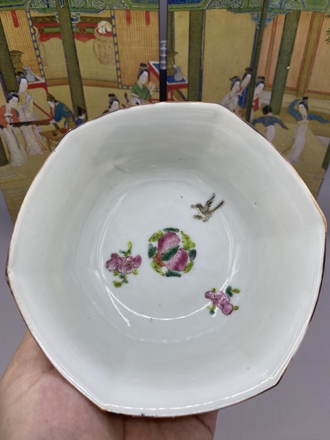 古玩陶瓷清道光 粉彩人物故事紋碗拍賣,當前價格3000元
