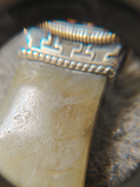 古玩玉器仿古玉斧真品鑒賞圖