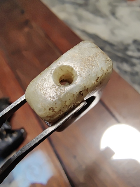 古玩玉器老配珠真品鑒賞圖
