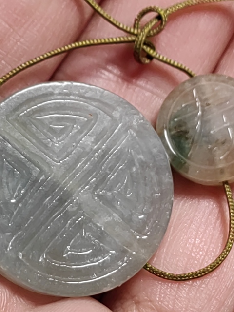 古玩玉器老配珠真品鑒賞圖