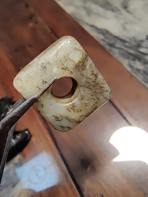 古玩玉器老配珠真品鑒賞圖