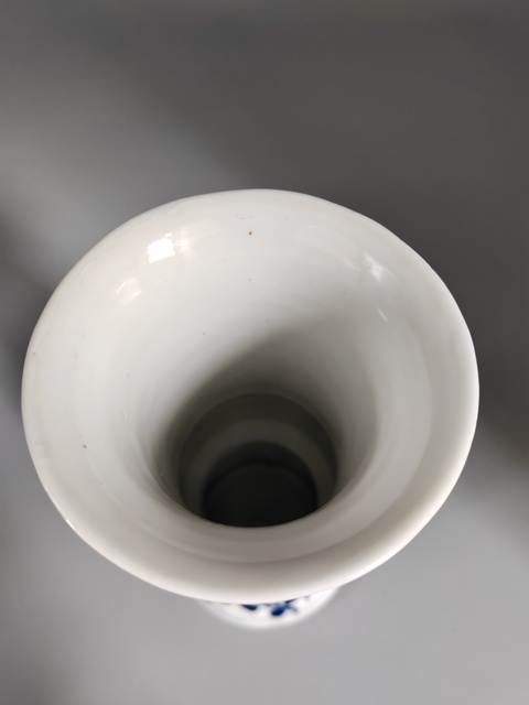 古玩陶瓷青花花觚真品鑒賞圖