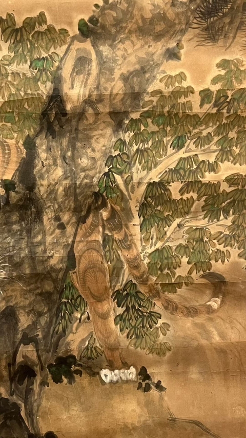 古玩字畫虎視真品鑒賞圖