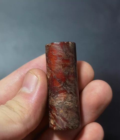古玩玉器仿古玉勒子真品鑒賞圖
