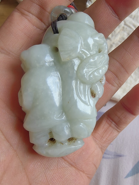 古玩玉器和田玉雕“童子把件”拍賣,當前價格1200元