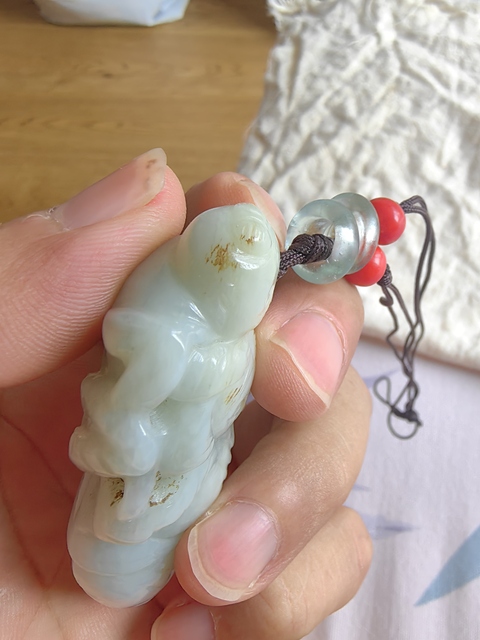 古玩玉器和田玉雕“童子把件”拍賣,當前價格1200元