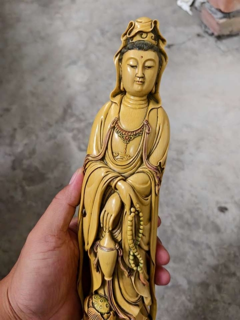 古玩雜項***觀音立像拍賣,當前價格16000元