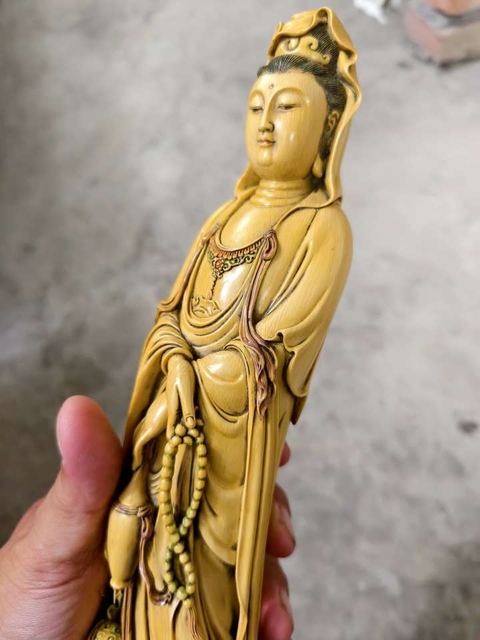 古玩雜項***觀音立像拍賣,當前價格16000元