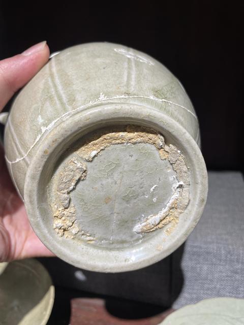 古玩陶瓷北宋，青瓷執壺拍賣，當前價格5200元