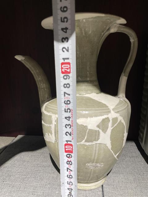 古玩陶瓷北宋，青瓷執壺拍賣，當前價格5200元