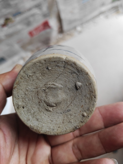 古玩陶瓷明晚期 青花花卉紋小罐真品鑒賞圖
