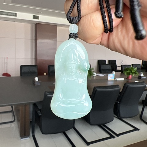 古玩玉器觀音真品鑒賞圖