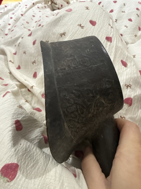 古玩銅器民國銅熨斗真品鑒賞圖