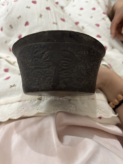 古玩銅器民國銅熨斗真品鑒賞圖
