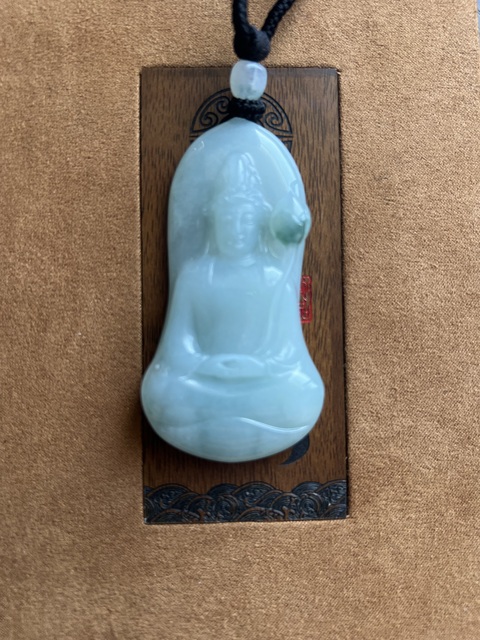 古玩玉器觀音真品鑒賞圖