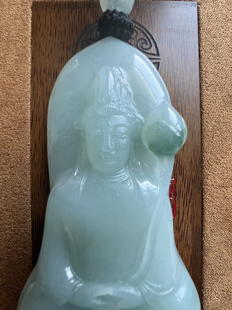 古玩玉器觀音真品鑒賞圖