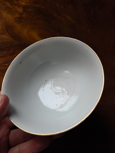 古玩陶瓷民國豬豬紋茶圓拍賣,當前價格500元