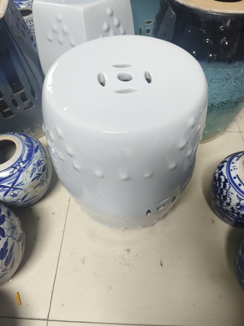 古玩陶瓷鈞釉繡墩兒真品鑒賞圖