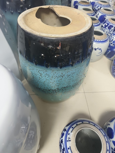 古玩陶瓷鈞釉繡墩兒真品鑒賞圖