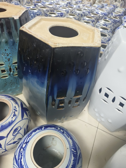 古玩陶瓷鈞釉繡墩兒真品鑒賞圖