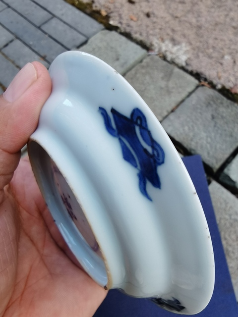 古玩陶瓷青花人物故事盤真品鑒賞圖