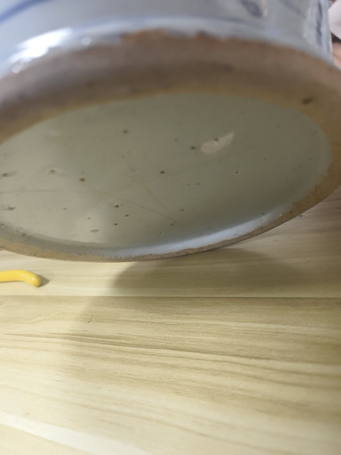 古玩陶瓷青花人物故事紋盤口瓶真品鑒賞圖