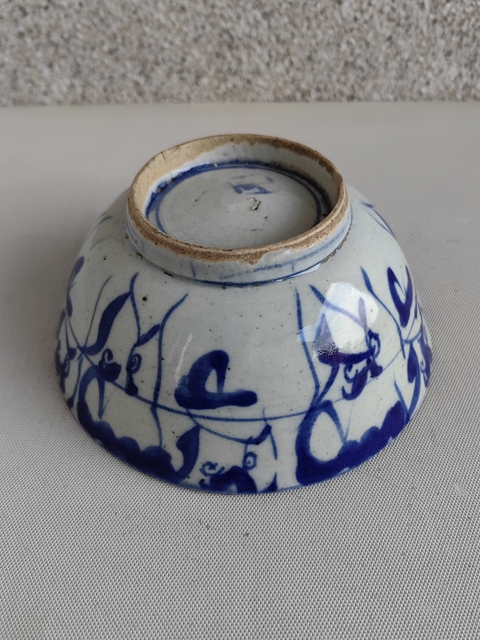 古玩陶瓷青花花卉紋碗拍賣，當(dāng)前價(jià)格580元