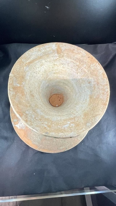 古玩陶瓷青釉高足盤真品鑒賞圖