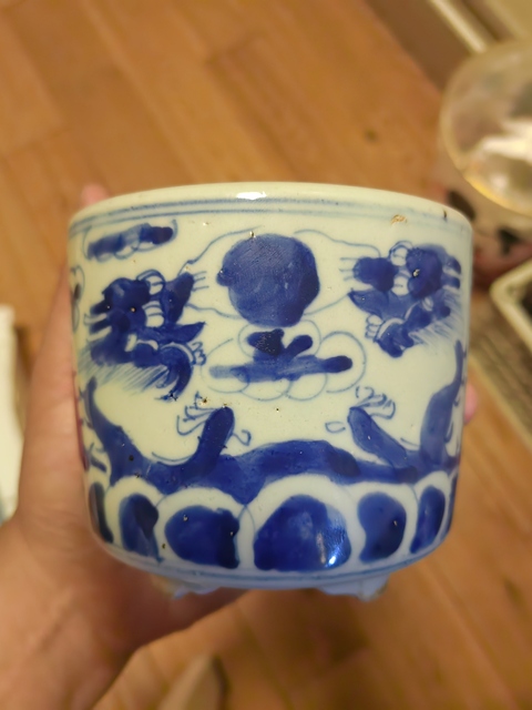 古玩陶瓷青花爐真品鑒賞圖