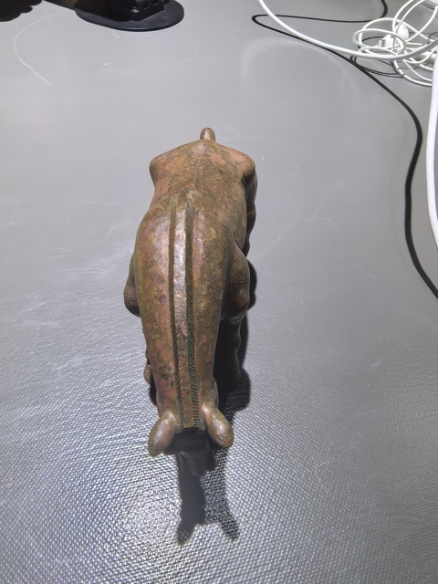 古玩銅器銅馬真品鑒賞圖