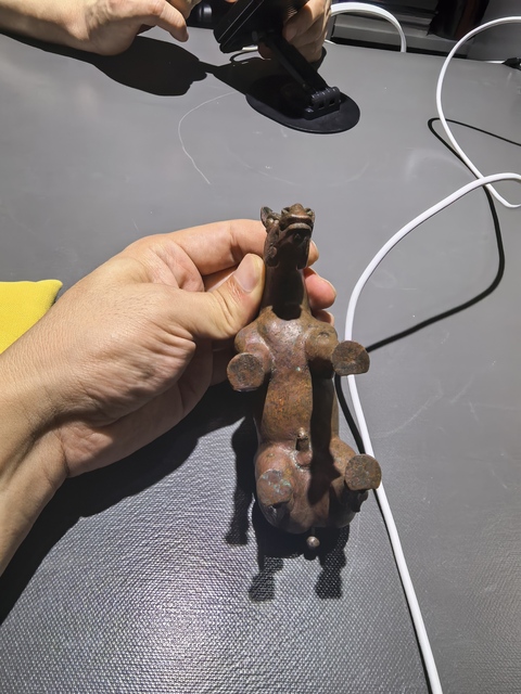 古玩銅器銅馬真品鑒賞圖