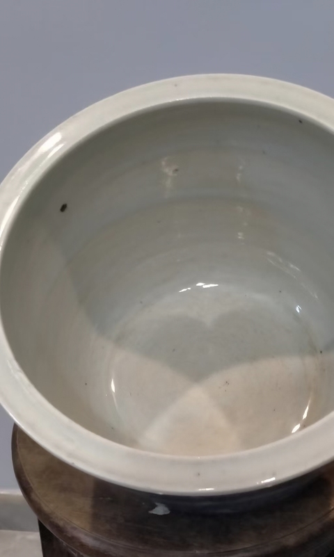 古玩陶瓷青花龍紋香爐，模糊，偏老真品鑒賞圖