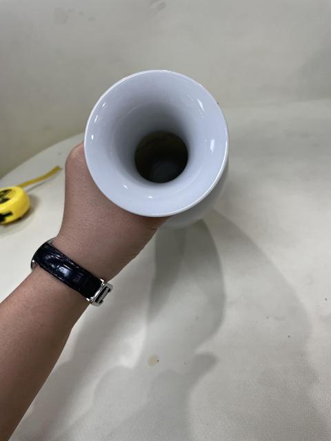 古玩陶瓷粉彩二喬圖撇口瓶真品鑒賞圖