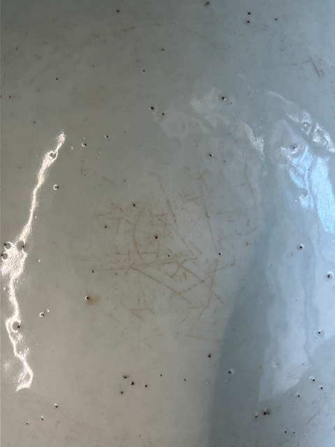 古玩陶瓷青花纏枝花卉紋缽真品鑒賞圖