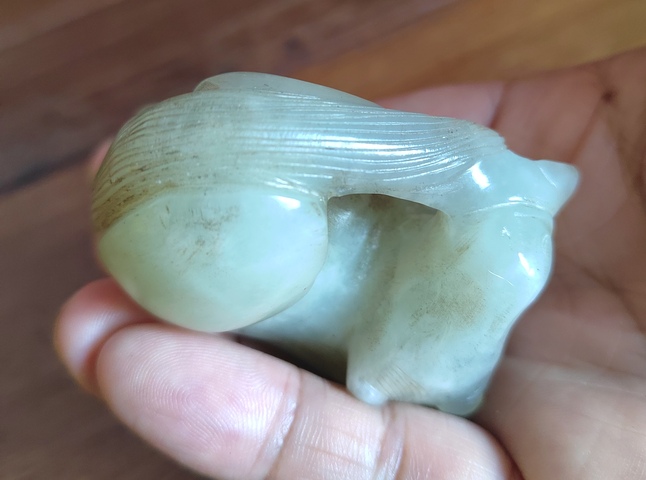 古玩玉器玉馬真品鑒賞圖