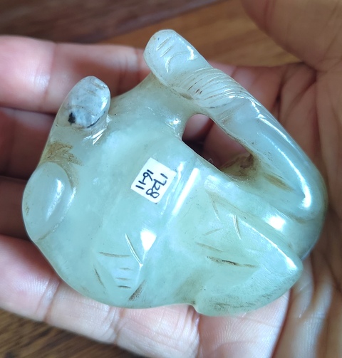 古玩玉器玉馬真品鑒賞圖