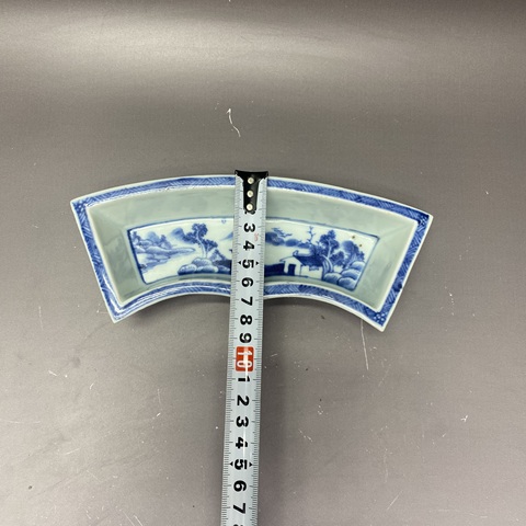 古玩陶瓷清乾隆·山水人物·青花洗拍賣,當前價格1390元