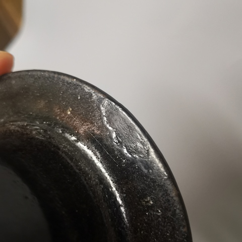 古玩陶瓷磁州窯黑釉行爐拍賣，當前價格3333元