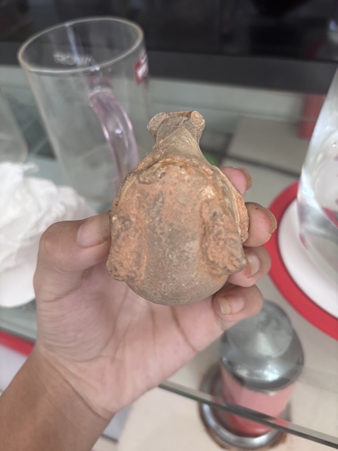 古玩陶瓷長沙窯陶塑鳥真品鑒賞圖