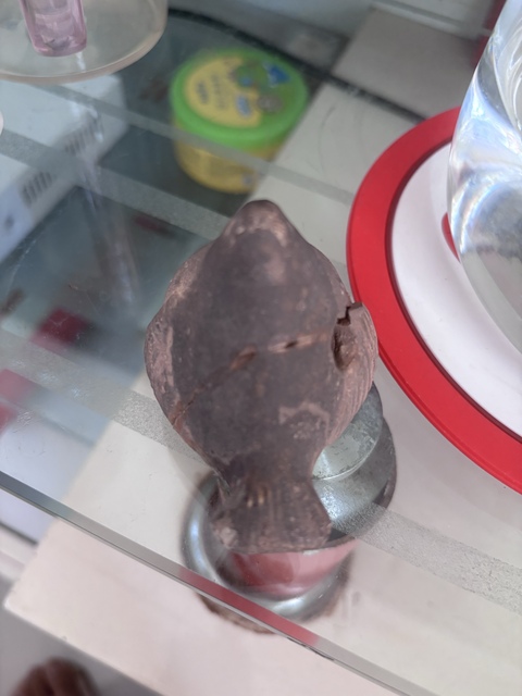 古玩陶瓷長沙窯陶塑鳥真品鑒賞圖