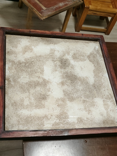 古玩陶瓷人物紋粉彩瓷板畫真品鑒賞圖