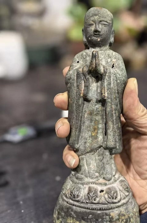古玩銅器佛像真品鑒賞圖