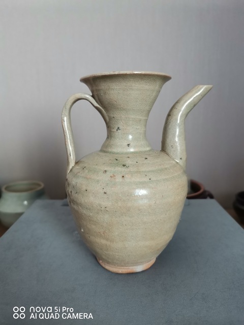 古玩陶瓷青白釉執壺真品鑒賞圖