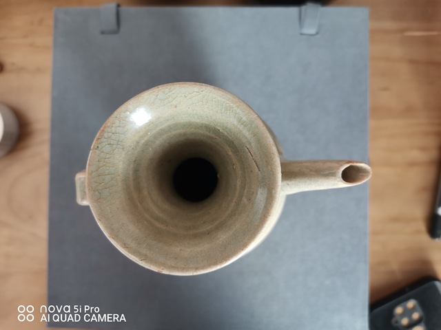 古玩陶瓷青白釉執壺真品鑒賞圖