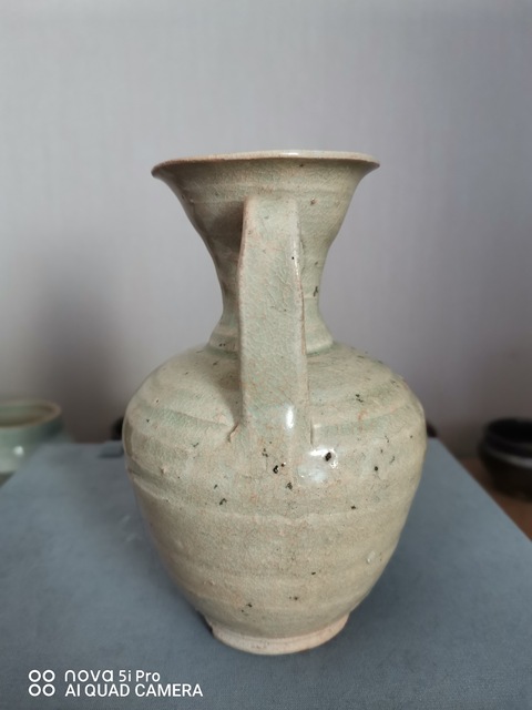 古玩陶瓷青白釉執壺真品鑒賞圖