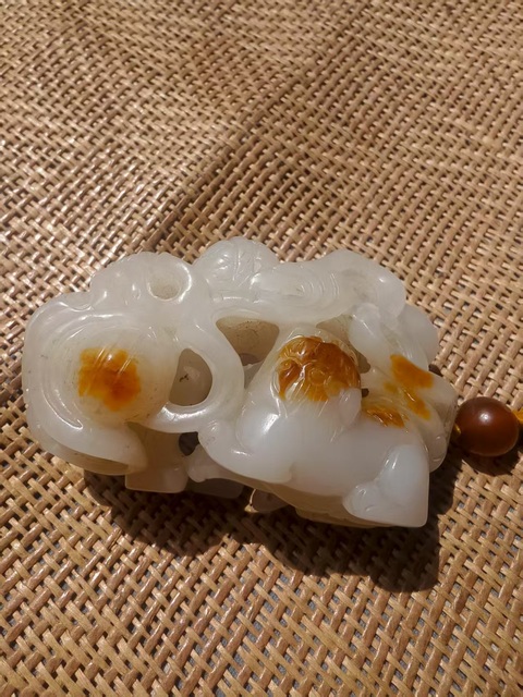 古玩玉器童子真品鑒賞圖