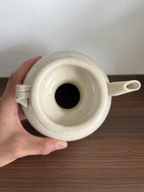 古玩陶瓷青白釉雙系執壺真品鑒賞圖
