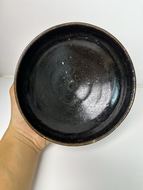 古玩陶瓷黑釉碗真品鑒賞圖