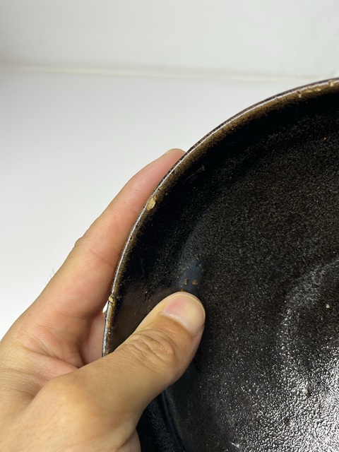 古玩陶瓷黑釉碗真品鑒賞圖