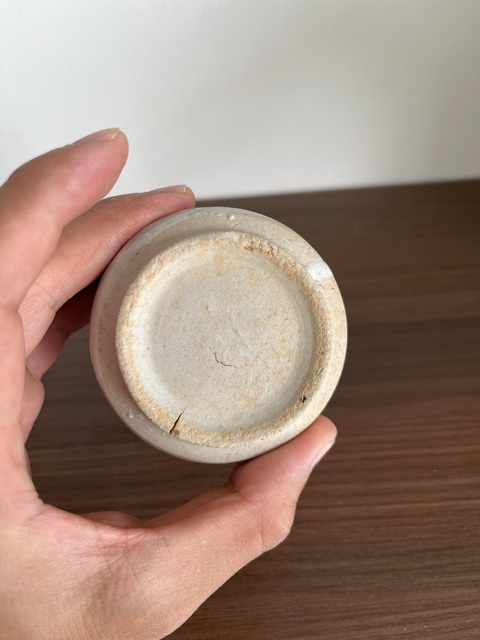 古玩陶瓷白釉小琴爐拍賣，當前價格158元